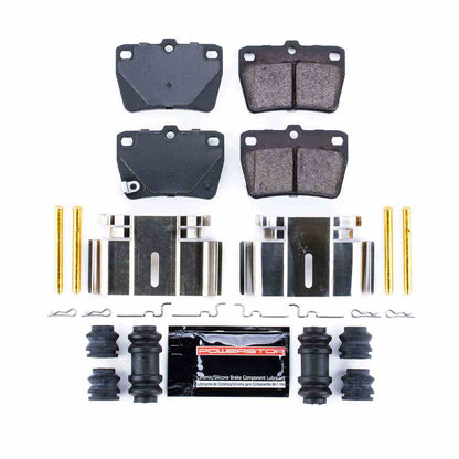 PowerStop Power Stop 04-05 Toyota RAV4 Rear Z23 Evolution Sport Brake Pads w/Hardware Z23-1051