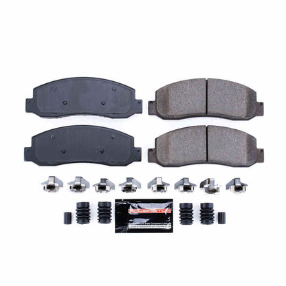 PowerStop Power Stop 05-08 Ford F-250 Super Duty Front Z23 Evolution Sport Brake Pads w/Hardware Z23-1069
