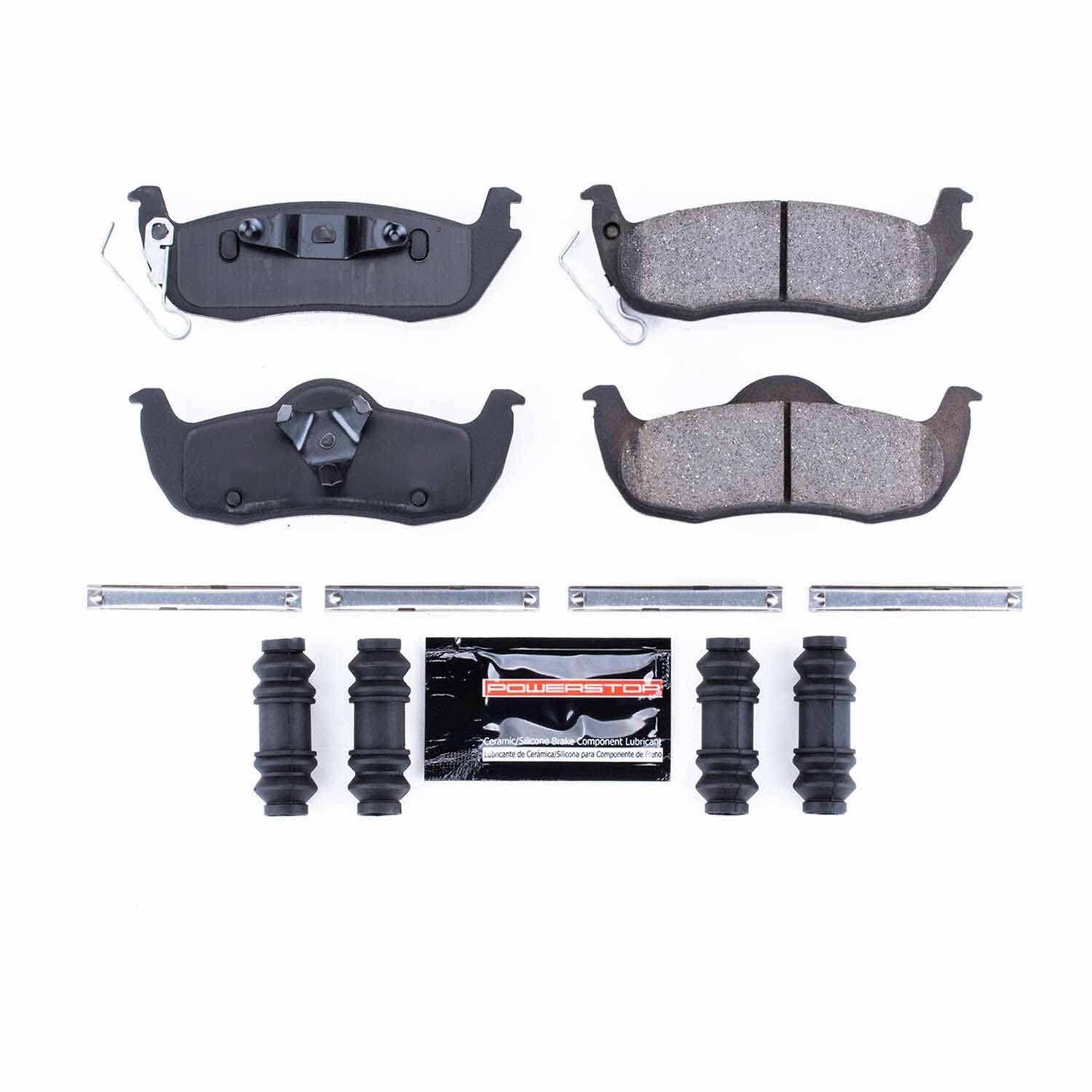 PowerStop Power Stop 06-10 Jeep Commander Rear Z23 Evolution Sport Brake Pads w/Hardware Z23-1087