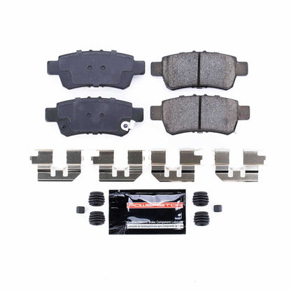 PowerStop Power Stop 05-10 Honda Odyssey Rear Z23 Evolution Sport Brake Pads w/Hardware Z23-1088