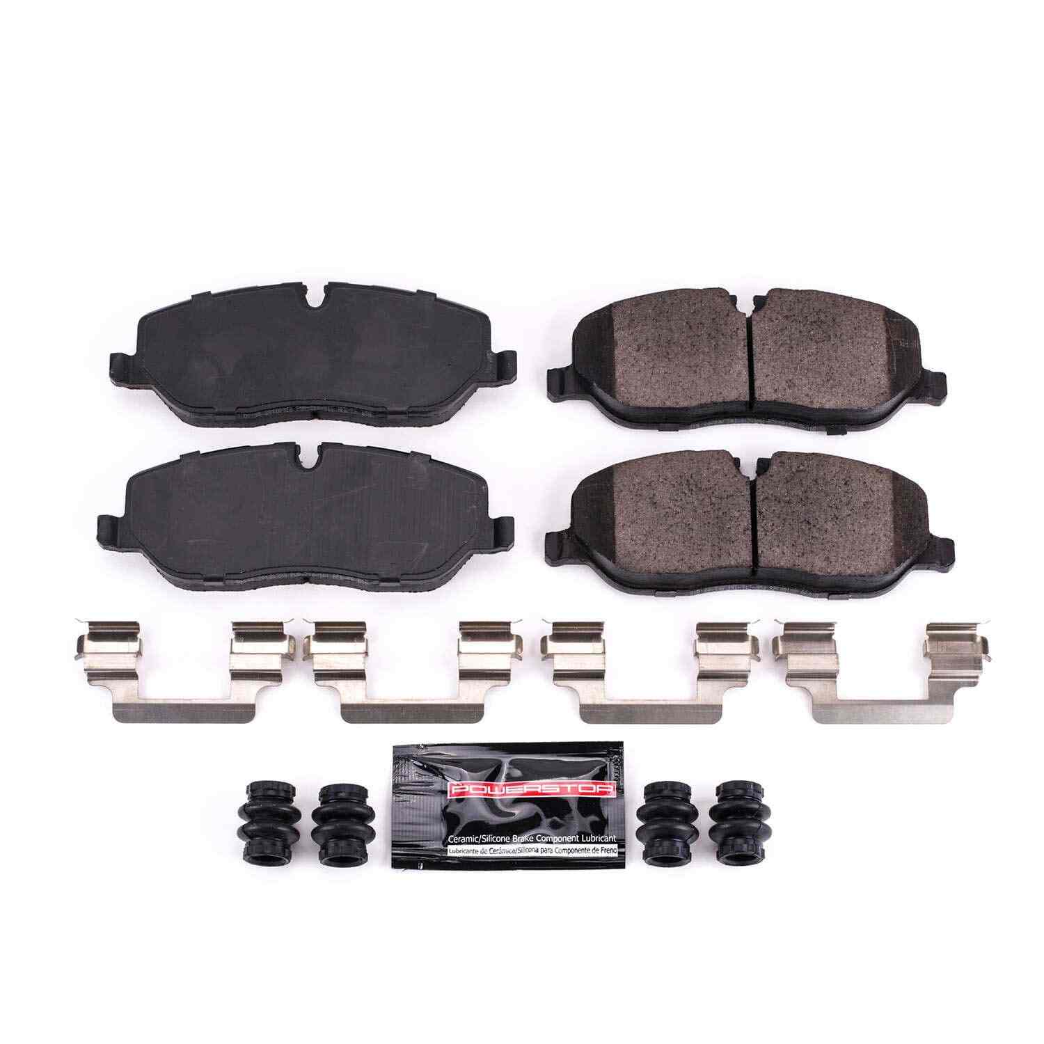 PowerStop Power Stop 05-09 Land Rover LR3 Front Z23 Evolution Sport Brake Pads w/Hardware Z23-1098