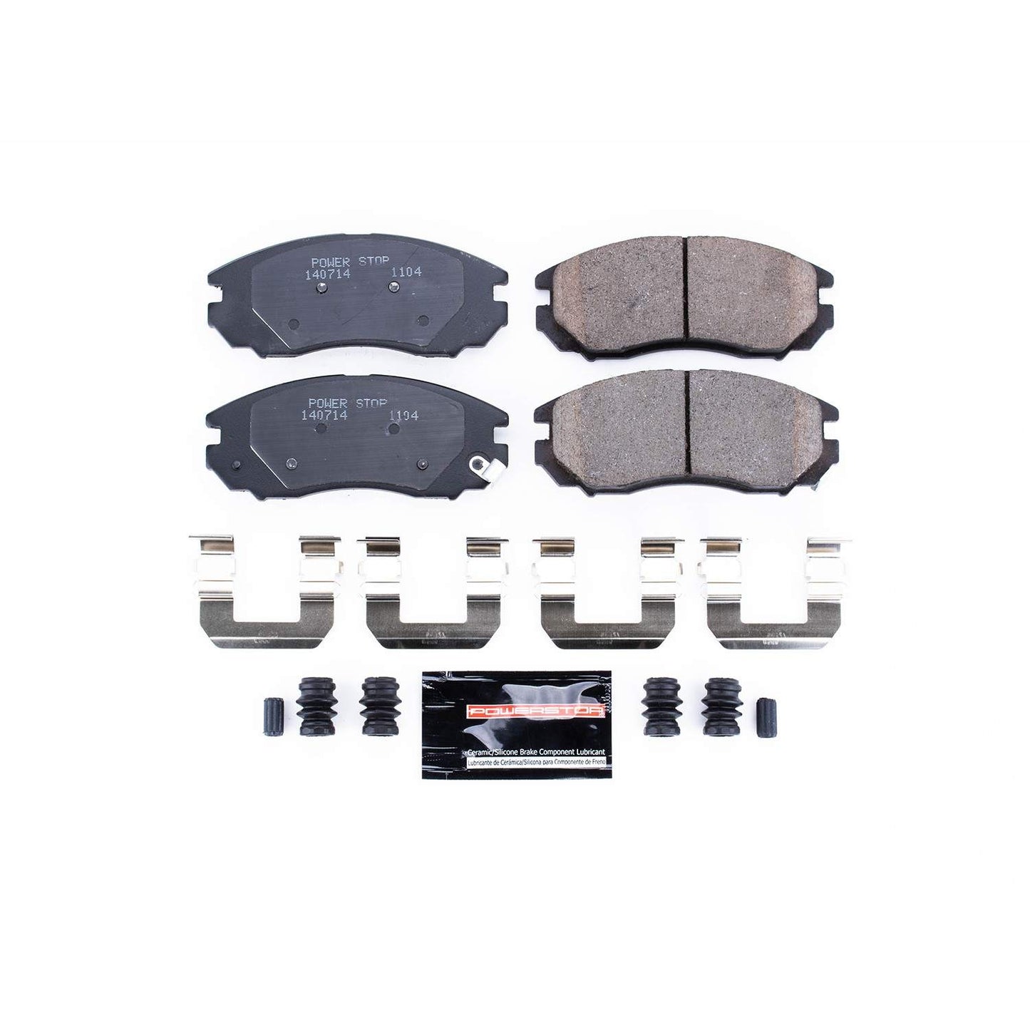 PowerStop Power Stop 04-08 Hyundai Tiburon Front Z23 Evolution Sport Brake Pads w/Hardware Z23-1104