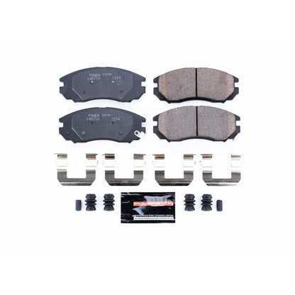 PowerStop Power Stop 04-08 Hyundai Tiburon Front Z23 Evolution Sport Brake Pads w/Hardware Z23-1104