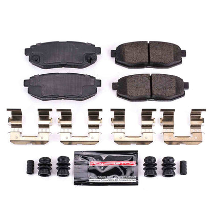 PowerStop Power Stop 13-16 Scion FR-S Rear Z23 Evolution Sport Brake Pads w/Hardware Z23-1124