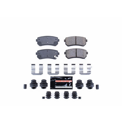 PowerStop Power Stop 06-08 Hyundai Accent Rear Z23 Evolution Sport Brake Pads w/Hardware Z23-1157