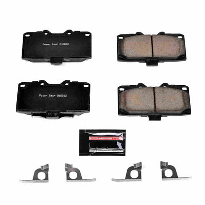 PowerStop Power Stop 06-07 Subaru Impreza Front Z23 Evolution Sport Brake Pads w/Hardware Z23-1182