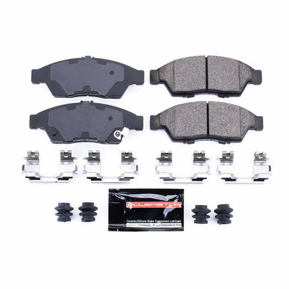 PowerStop Power Stop 06-07 Suzuki Aerio Front Z23 Evolution Sport Brake Pads w/Hardware Z23-1195