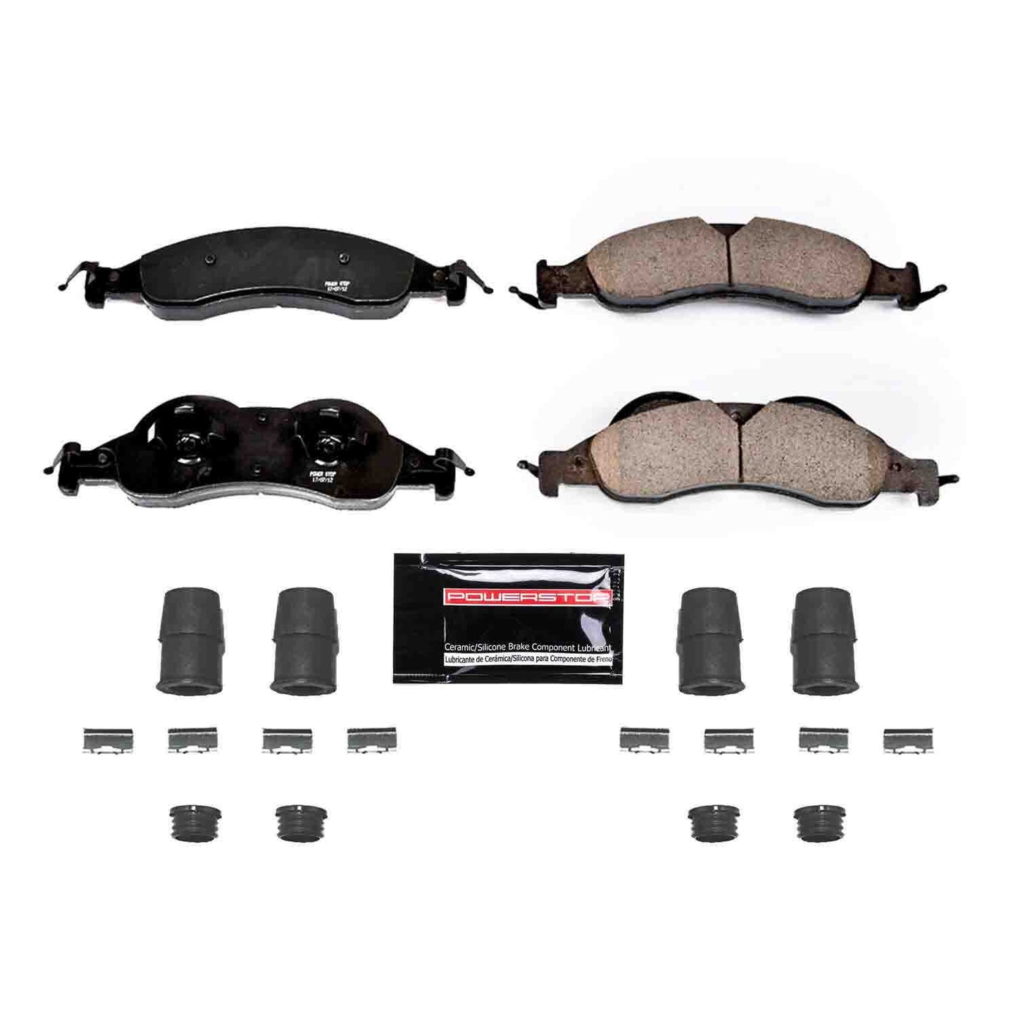 PowerStop Power Stop 07-09 Ford Expedition Front Z23 Evolution Sport Brake Pads w/Hardware Z23-1278