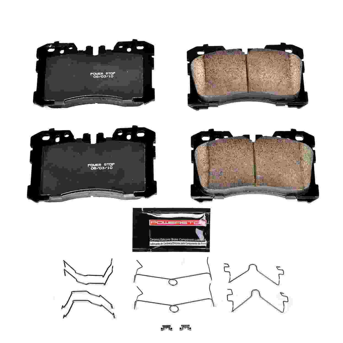 PowerStop Power Stop 07-17 Lexus LS460 Front Z23 Evolution Sport Brake Pads w/Hardware Z23-1282