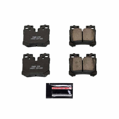 PowerStop Power Stop 07-17 Lexus LS460 Rear Z23 Evolution Sport Brake Pads w/Hardware Z23-1283