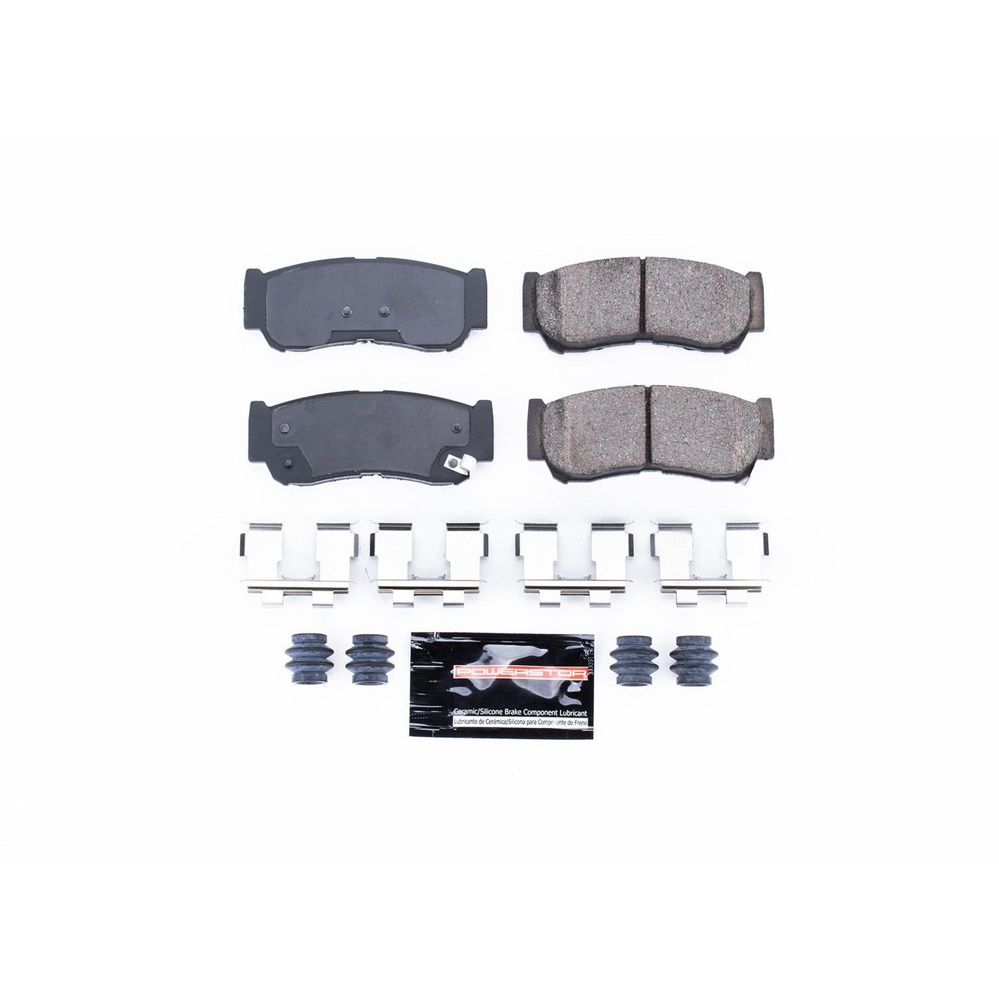 PowerStop Power Stop 07-09 Hyundai Santa Fe Rear Z23 Evolution Sport Brake Pads w/Hardware Z23-1297