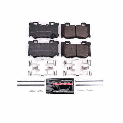 PowerStop Power Stop 09-13 Infiniti FX50 Rear Z23 Evolution Sport Brake Pads w/Hardware Z23-1347