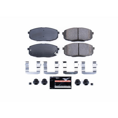 PowerStop Power Stop 09-12 Hyundai Elantra Front Z23 Evolution Sport Brake Pads w/Hardware Z23-1397