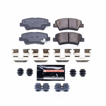 PowerStop Power Stop 09-11 Hyundai Azera Rear Z23 Evolution Sport Brake Pads w/Hardware Z23-1446