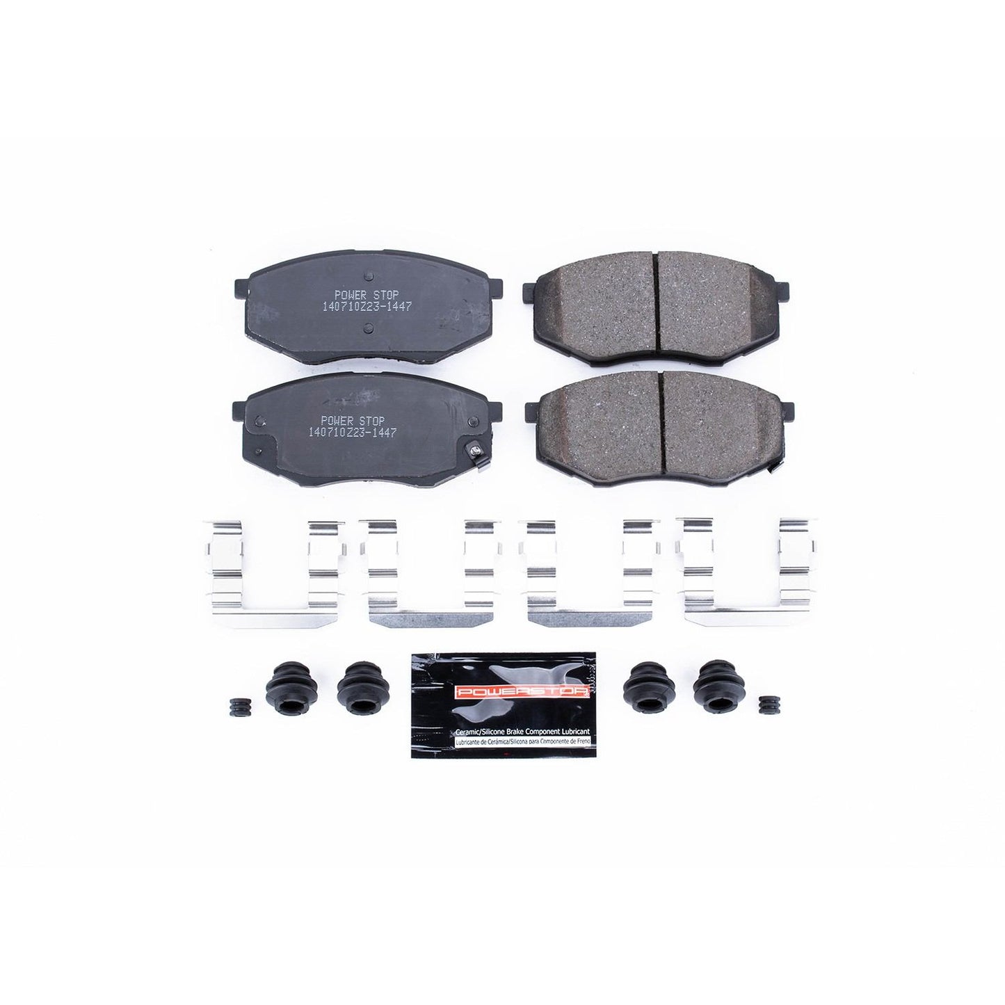 PowerStop Power Stop 10-11 Hyundai Tucson Front Z23 Evolution Sport Brake Pads w/Hardware Z23-1447