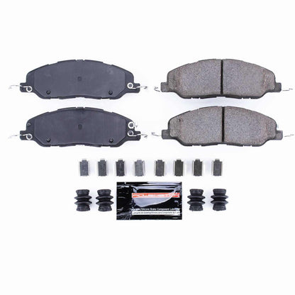PowerStop Power Stop 11-14 Ford Mustang Front Z23 Evolution Sport Brake Pads w/Hardware Z23-1463