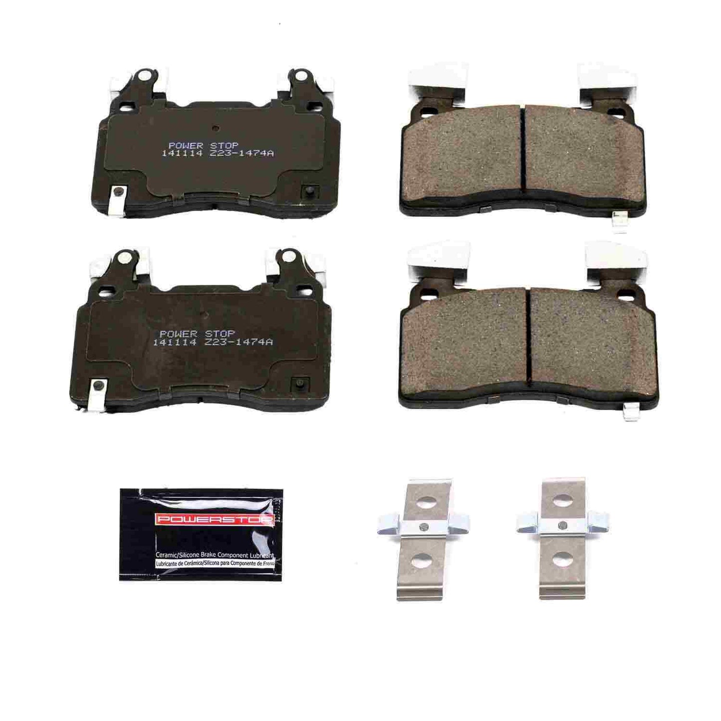 PowerStop Power Stop 15-19 Cadillac CTS Front Z23 Evolution Sport Brake Pads w/Hardware Z23-1474A