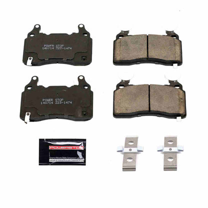 PowerStop Power Stop 16-18 Cadillac CT6 Front Z23 Evolution Sport Brake Pads w/Hardware Z23-1474