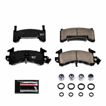 PowerStop Power Stop 79-85 Avanti II Front or Rear Z23 Evolution Sport Brake Pads w/Hardware Z23-154