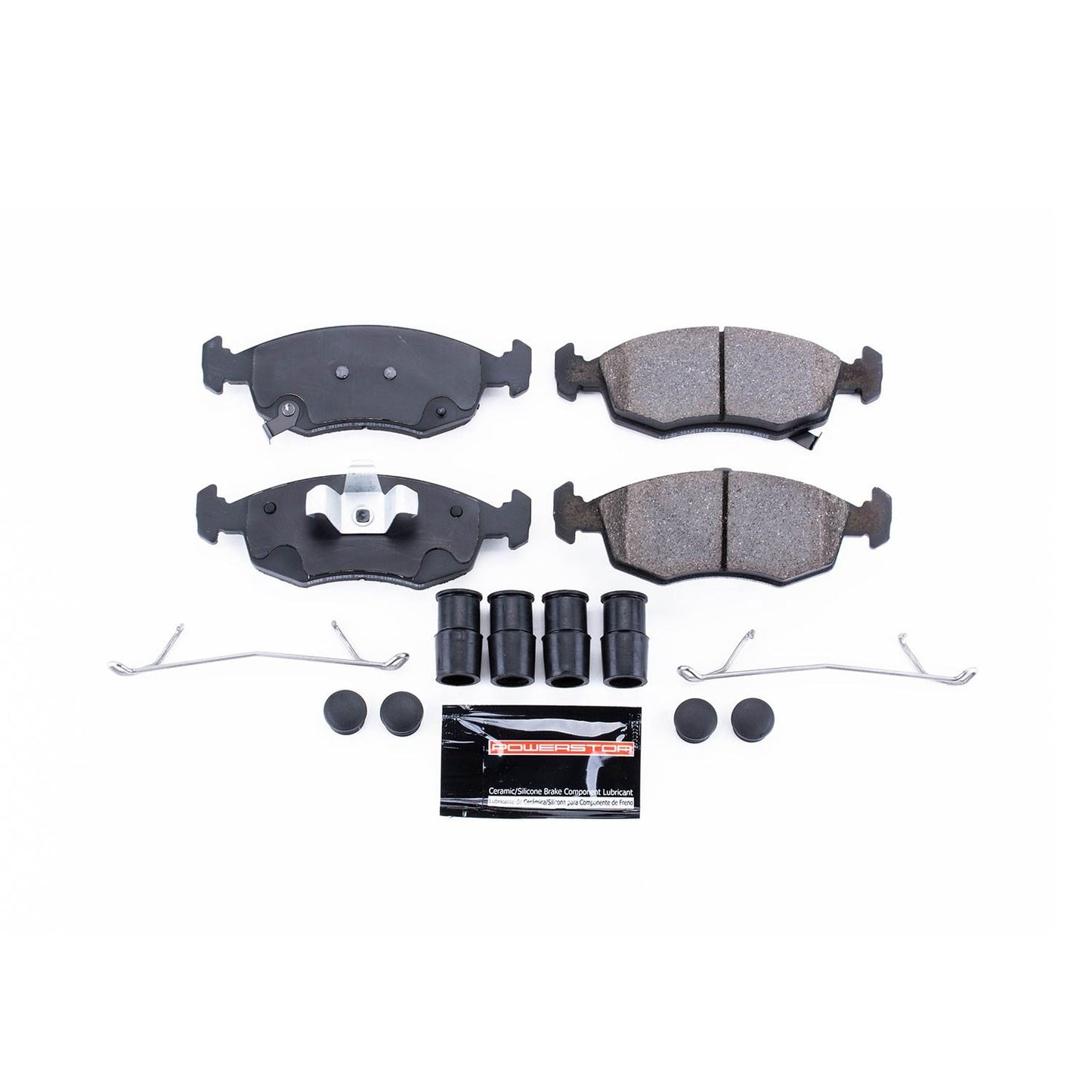 PowerStop Power Stop 12-18 Fiat 500 Front Z23 Evolution Sport Brake Pads w/Hardware Z23-1568
