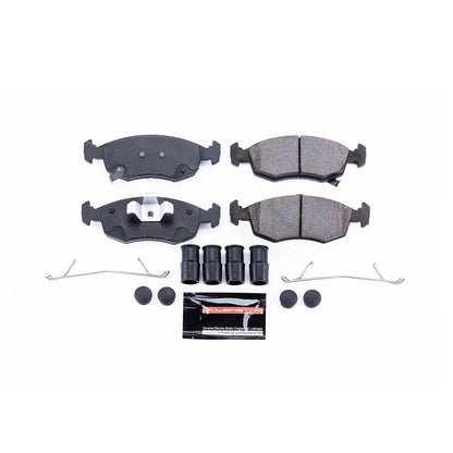 PowerStop Power Stop 12-18 Fiat 500 Front Z23 Evolution Sport Brake Pads w/Hardware Z23-1568