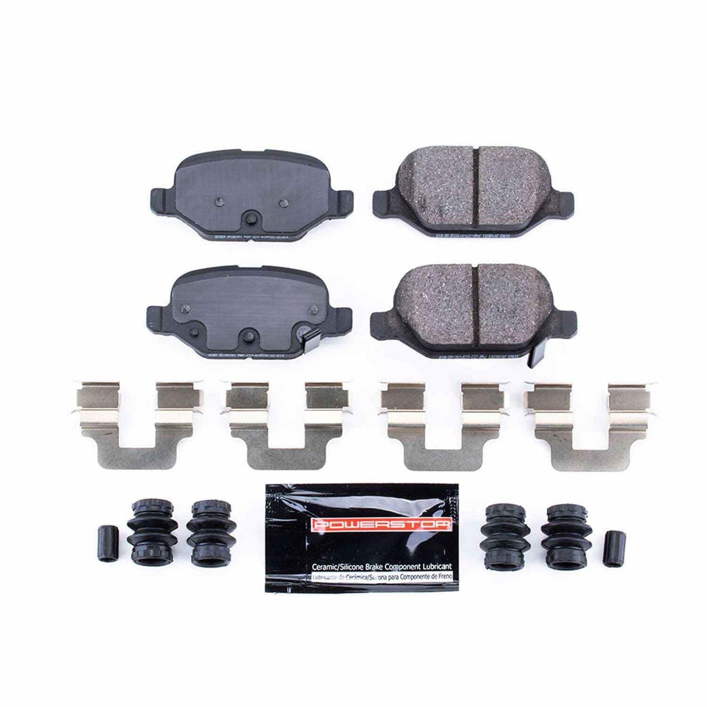 PowerStop Power Stop 12-17 Fiat 500 Rear Z23 Evolution Sport Brake Pads w/Hardware Z23-1569