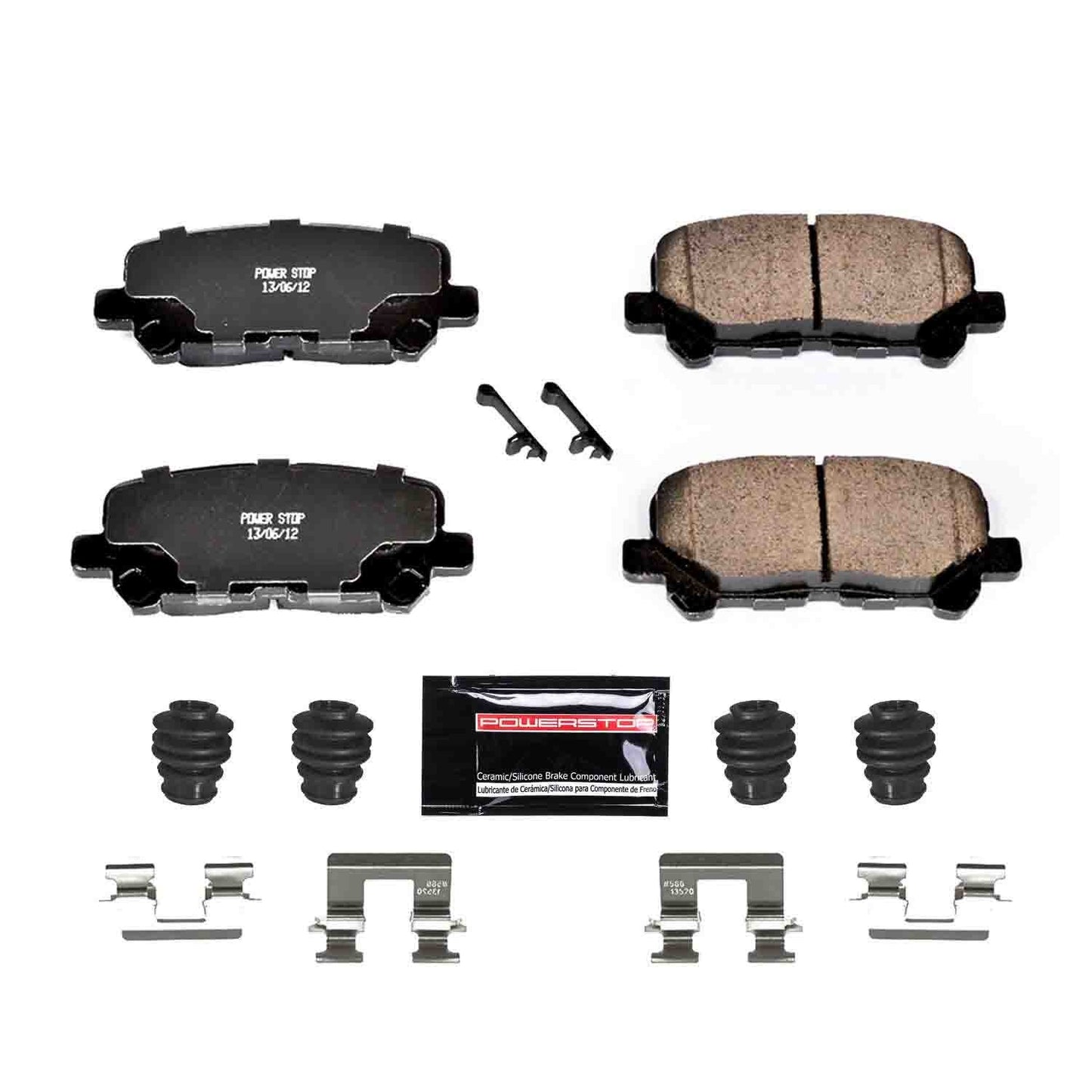 PowerStop Power Stop 12-15 Honda Pilot Rear Z23 Evolution Sport Brake Pads w/Hardware Z23-1585