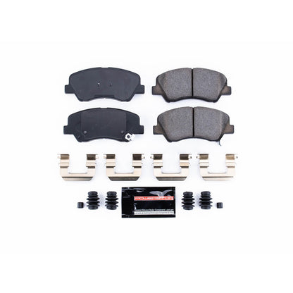 PowerStop Power Stop 12-19 Hyundai Accent Front Z23 Evolution Sport Brake Pads w/Hardware Z23-1593