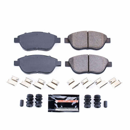PowerStop Power Stop 12-18 Fiat 500 Front Z23 Evolution Sport Brake Pads w/Hardware Z23-1618