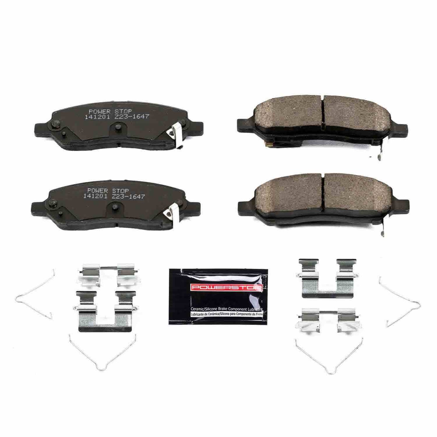 PowerStop Power Stop 13-16 Dodge Dart Rear Z23 Evolution Sport Brake Pads w/Hardware Z23-1647