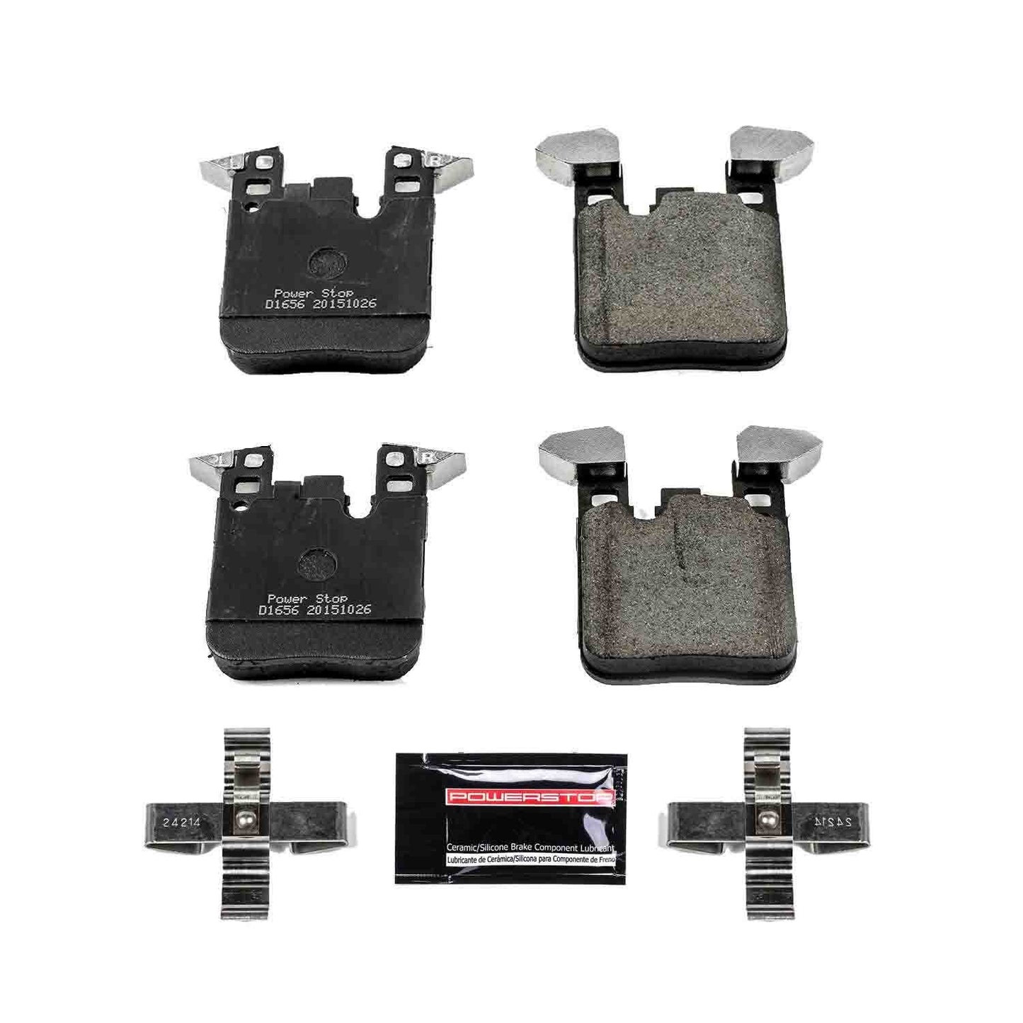PowerStop Power Stop 14-16 BMW 228i Rear Z23 Evolution Sport Brake Pads w/Hardware Z23-1656