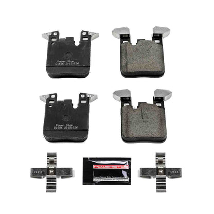 PowerStop Power Stop 14-16 BMW 228i Rear Z23 Evolution Sport Brake Pads w/Hardware Z23-1656