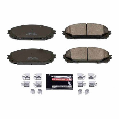 PowerStop Power Stop 14-15 Jeep Cherokee Front Z23 Evolution Sport Brake Pads w/Hardware Z23-1709