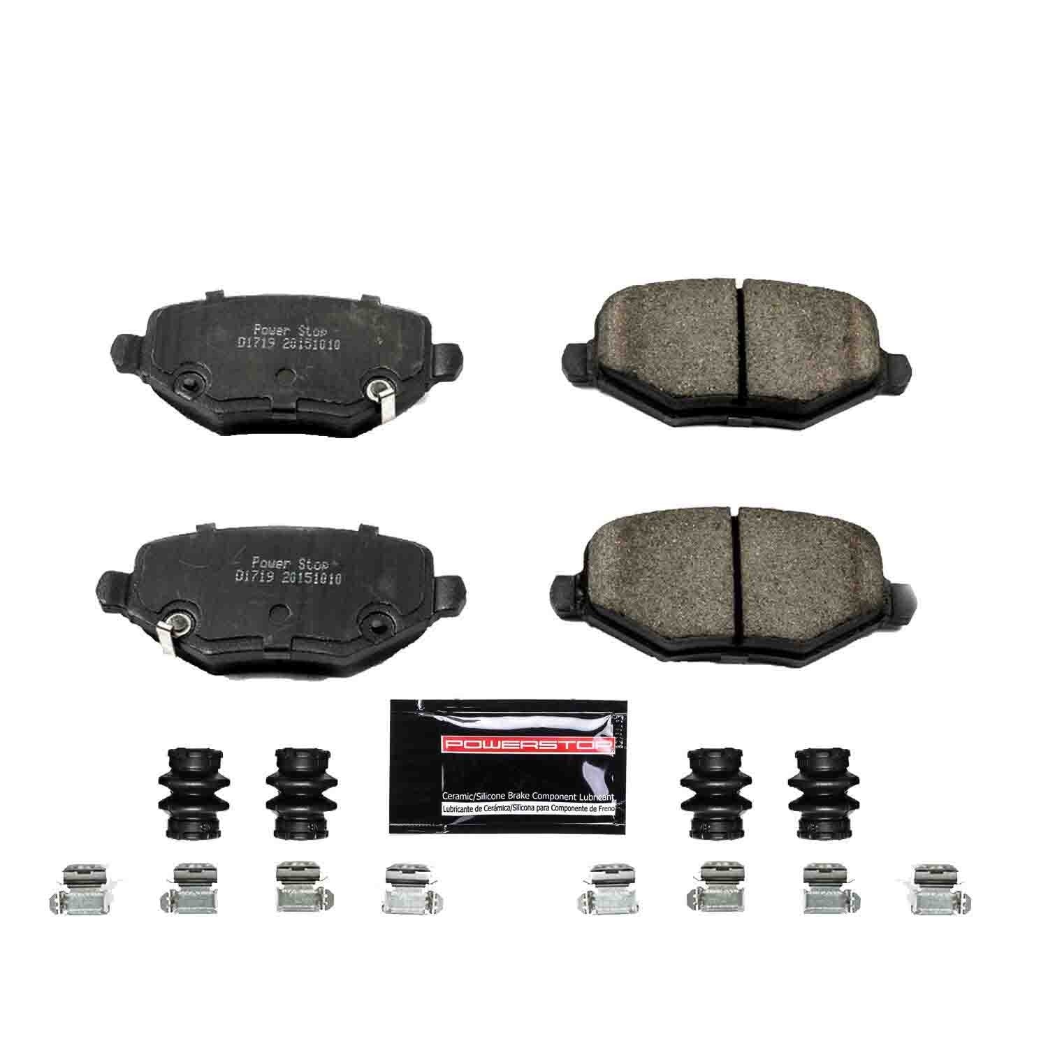PowerStop Power Stop 12-16 Chrysler Town & Country Rear Z23 Evolution Sport Brake Pads w/Hardware Z23-1719