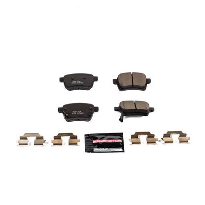 PowerStop Power Stop 14-19 Fiat 500L Rear Z23 Evolution Sport Brake Pads w/Hardware Z23-1722