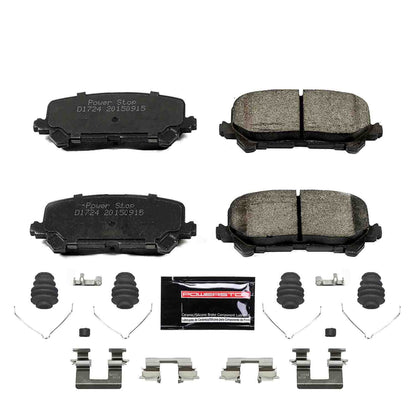 PowerStop Power Stop 14-16 Acura MDX Rear Z23 Evolution Sport Brake Pads w/Hardware Z23-1724