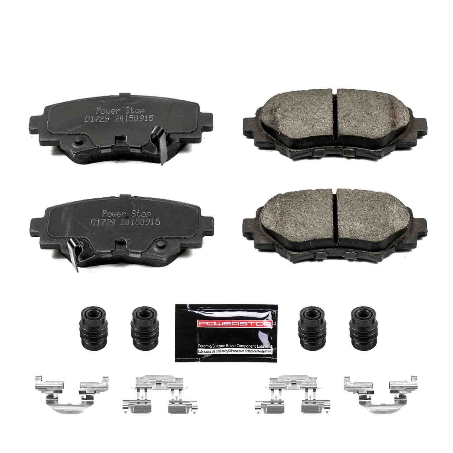 PowerStop Power Stop 14-16 Mazda 3 Rear Z23 Evolution Sport Brake Pads w/Hardware Z23-1729