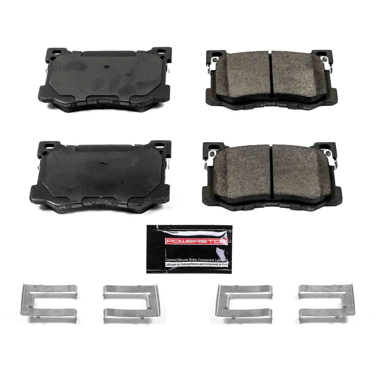 PowerStop Power Stop 17-19 Genesis G80 Front Z23 Evolution Sport Brake Pads w/Hardware Z23-1799