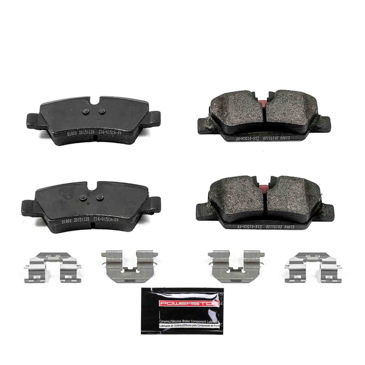 PowerStop Power Stop 15-19 Mini Cooper Rear Z23 Evolution Sport Brake Pads w/Hardware Z23-1800