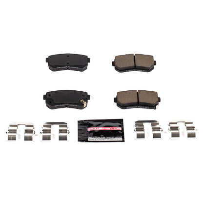 PowerStop Power Stop 17-19 Hyundai Sonata Rear Z23 Evolution Sport Brake Pads w/Hardware Z23-1829