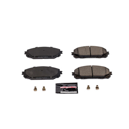 PowerStop Power Stop 14-19 Jeep Cherokee Front Z23 Evolution Sport Brake Pads w/Hardware Z23-1843