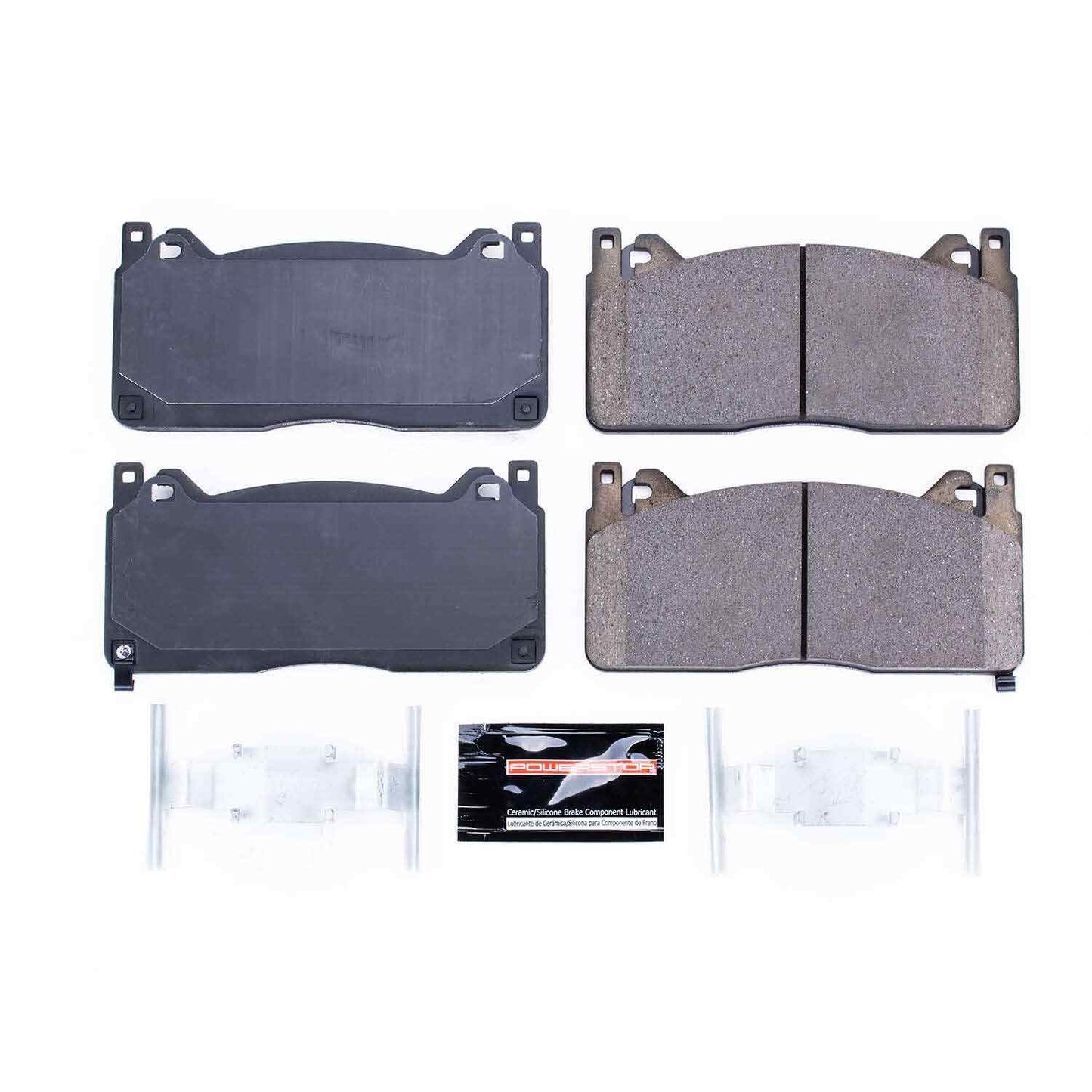 PowerStop Power Stop 16-19 Ford Mustang Front Z23 Evolution Sport Brake Pads w/Hardware Z23-1853