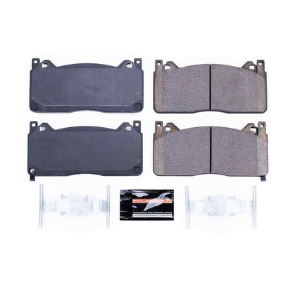 PowerStop Power Stop 16-19 Ford Mustang Front Z23 Evolution Sport Brake Pads w/Hardware Z23-1853