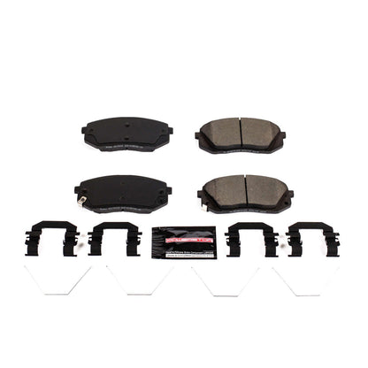 PowerStop Power Stop 2019 Hyundai Elantra GT Front Z23 Evolution Sport Brake Pads w/Hardware Z23-1855