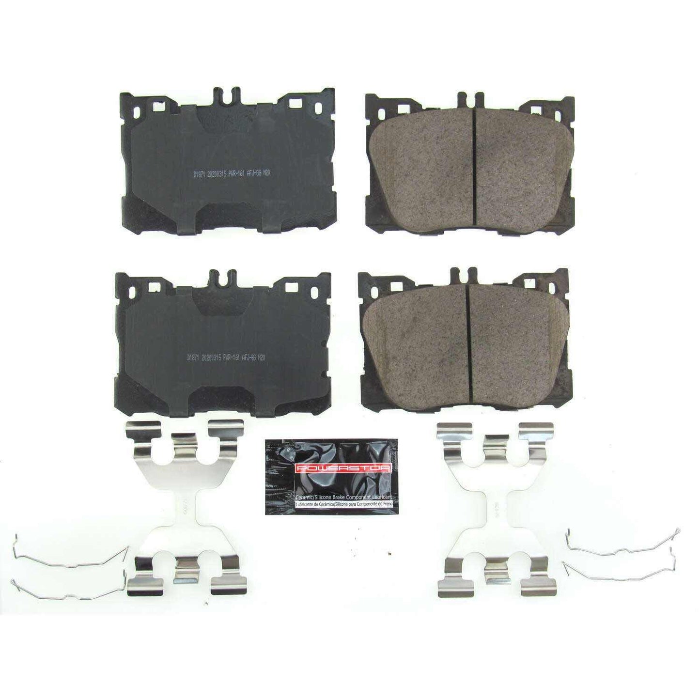 PowerStop Power Stop 17-18 Mercedes-Benz C43 AMG Front Z23 Evolution Sport Brake Pads w/Hardware Z23-1871