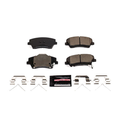 PowerStop Power Stop 17-19 Hyundai Elantra Front Z23 Evolution Sport Brake Pads w/Hardware Z23-1912