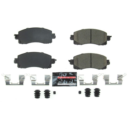 PowerStop Power Stop 18-19 Subaru Crosstrek Front Z23 Evolution Sport Brake Pads w/Hardware Z23-2045