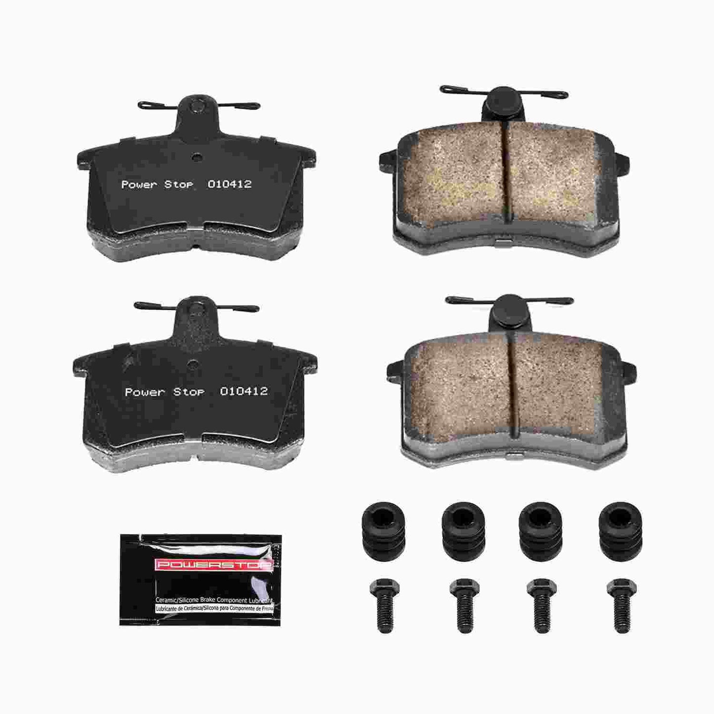 PowerStop Power Stop 88-92 Audi 80 Rear Z23 Evolution Sport Brake Pads w/Hardware Z23-228