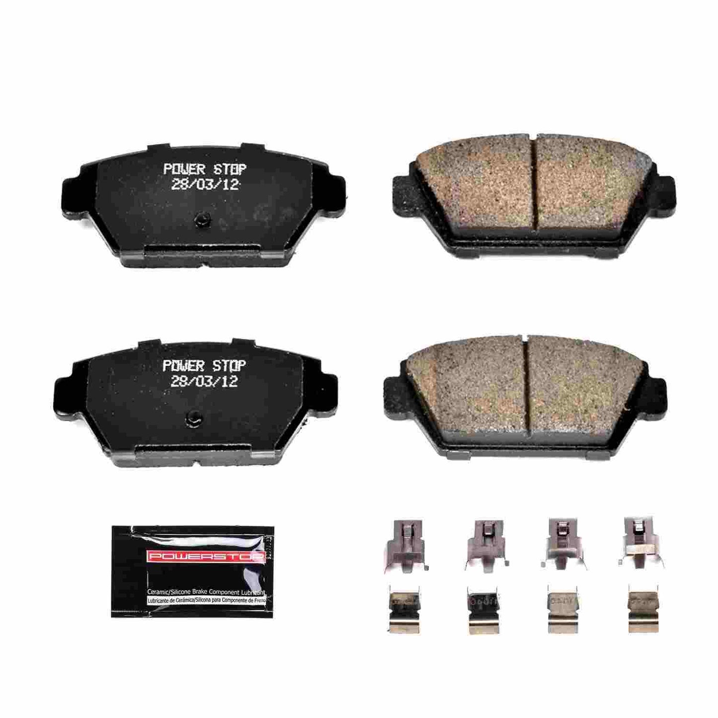 PowerStop Power Stop 90-94 Eagle Talon Rear Z23 Evolution Sport Brake Pads w/Hardware Z23-329