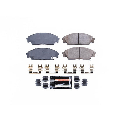 PowerStop Power Stop 90-91 Honda Civic Front Z23 Evolution Sport Brake Pads w/Hardware Z23-373